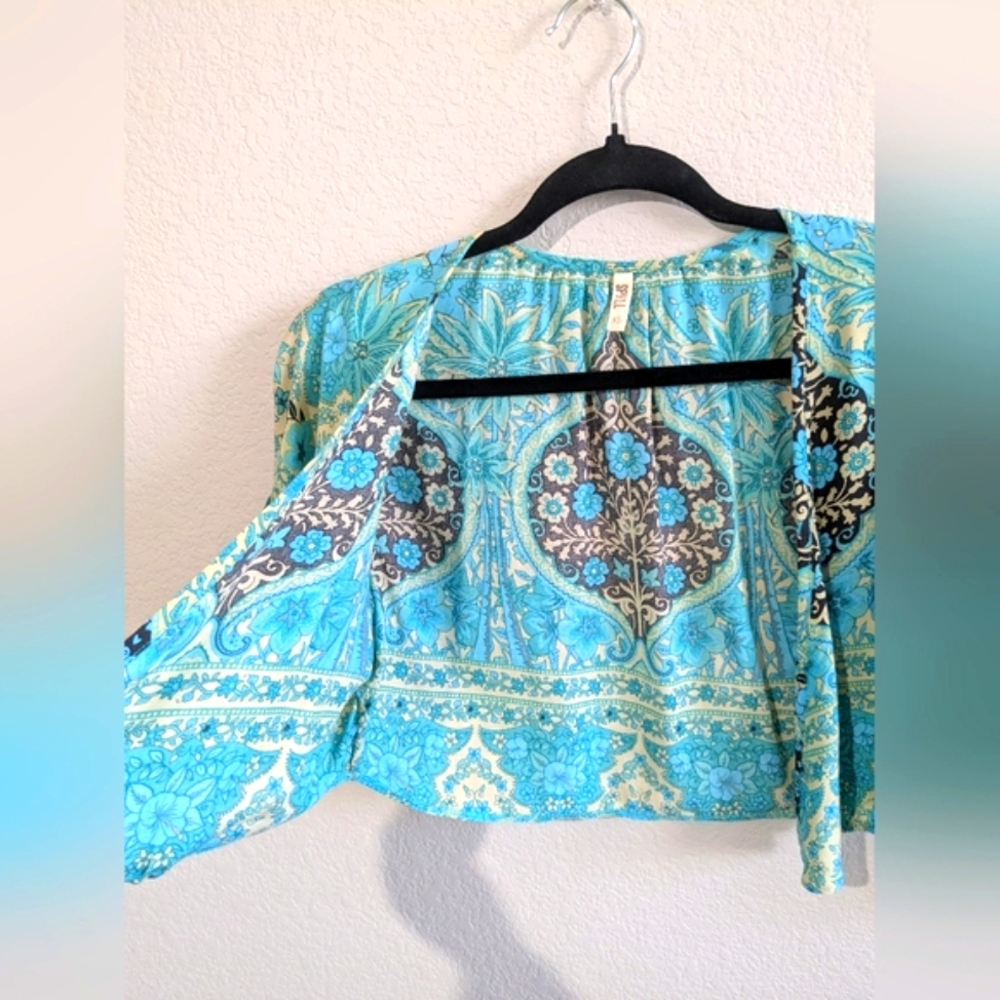 Spell Aloha Fox Gown Altered To Skirt And Crop Top size XS - Picture 6 of 15